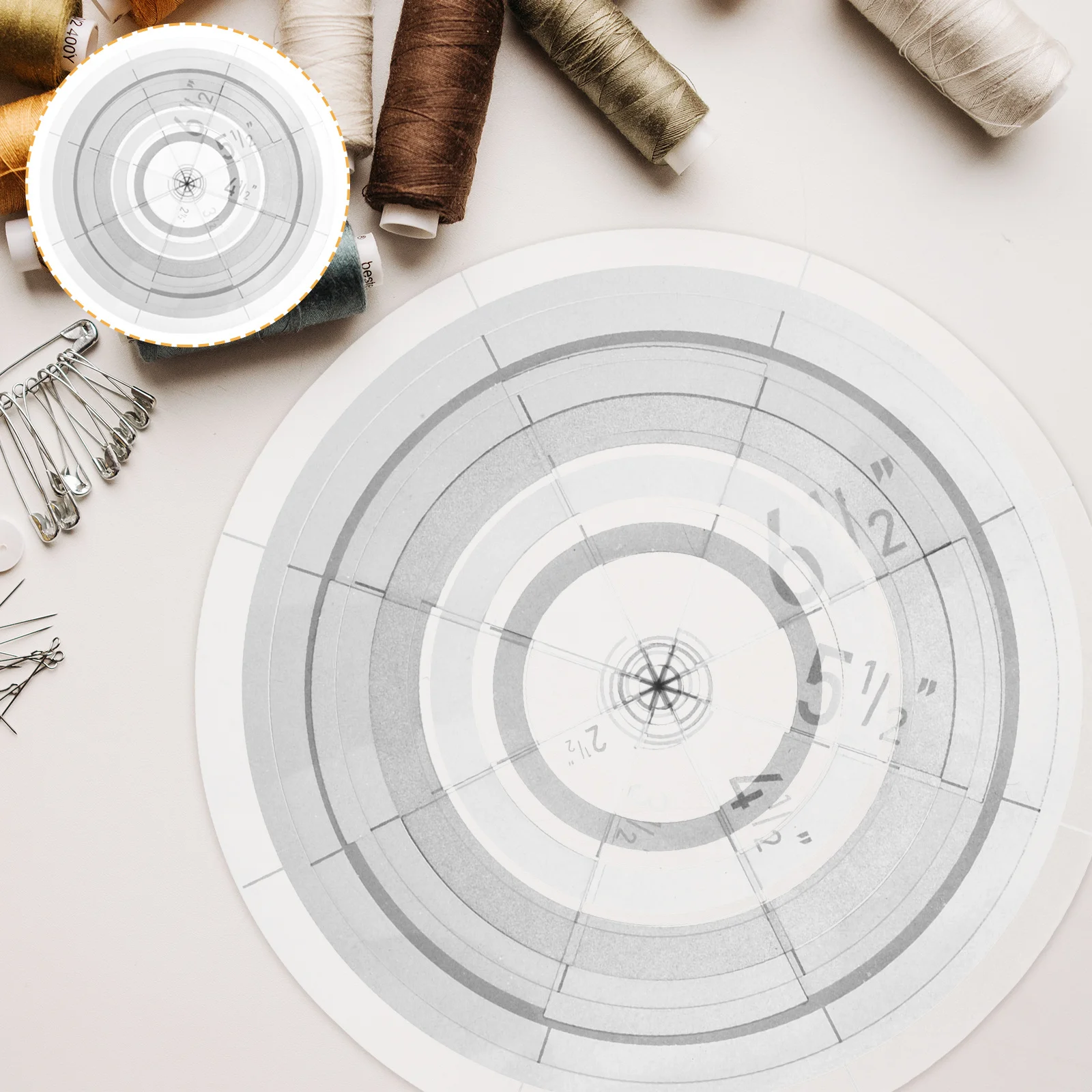 

5Pcs Acrylic Quilting Ruler Durable Cutting Sewing Template Patchwork Accessories Cutting Ruler for Sewing Quilting Tools