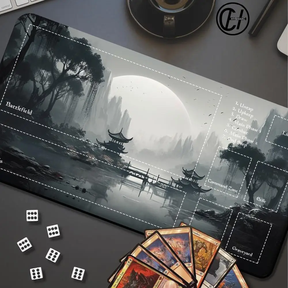 

The Magic Gathering Card Desk Mat Large Computer Office Mouse Pad XXL Anti-slip HD for MTG DTCG CCG RPG Trading Mouse Pad HYBXXC
