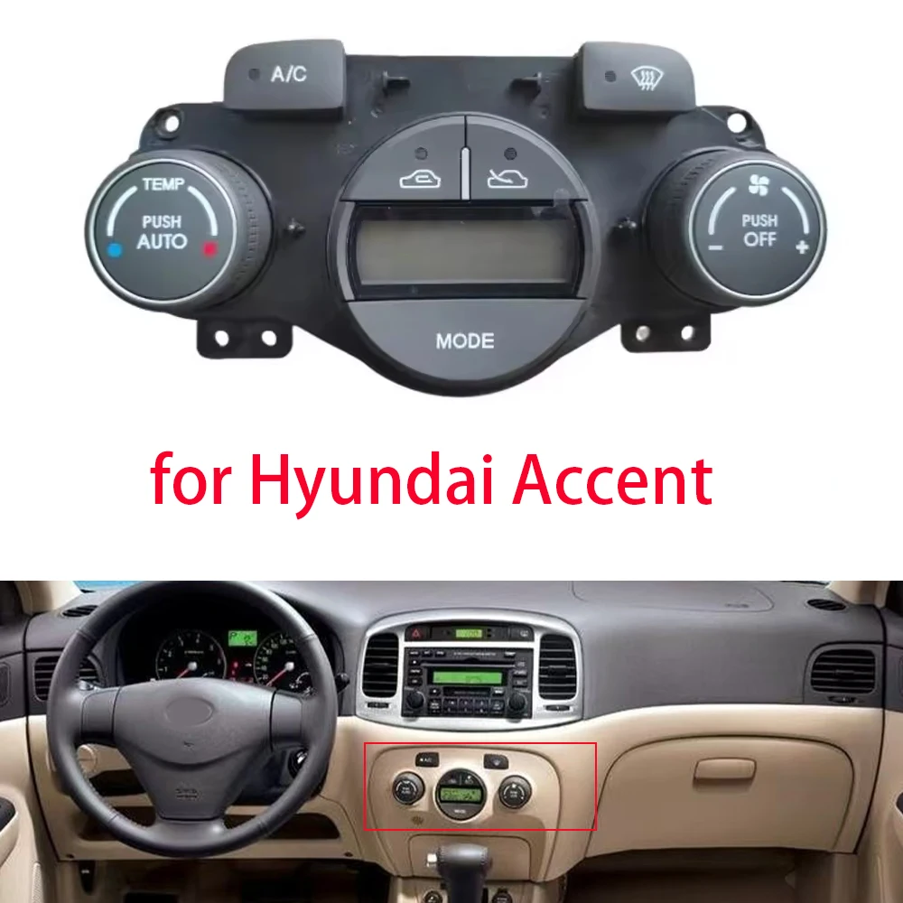 

1 pcs for Hyundai Accent LHD Air conditioning panel, air conditioning control switch, AC switch, automatic air conditioning