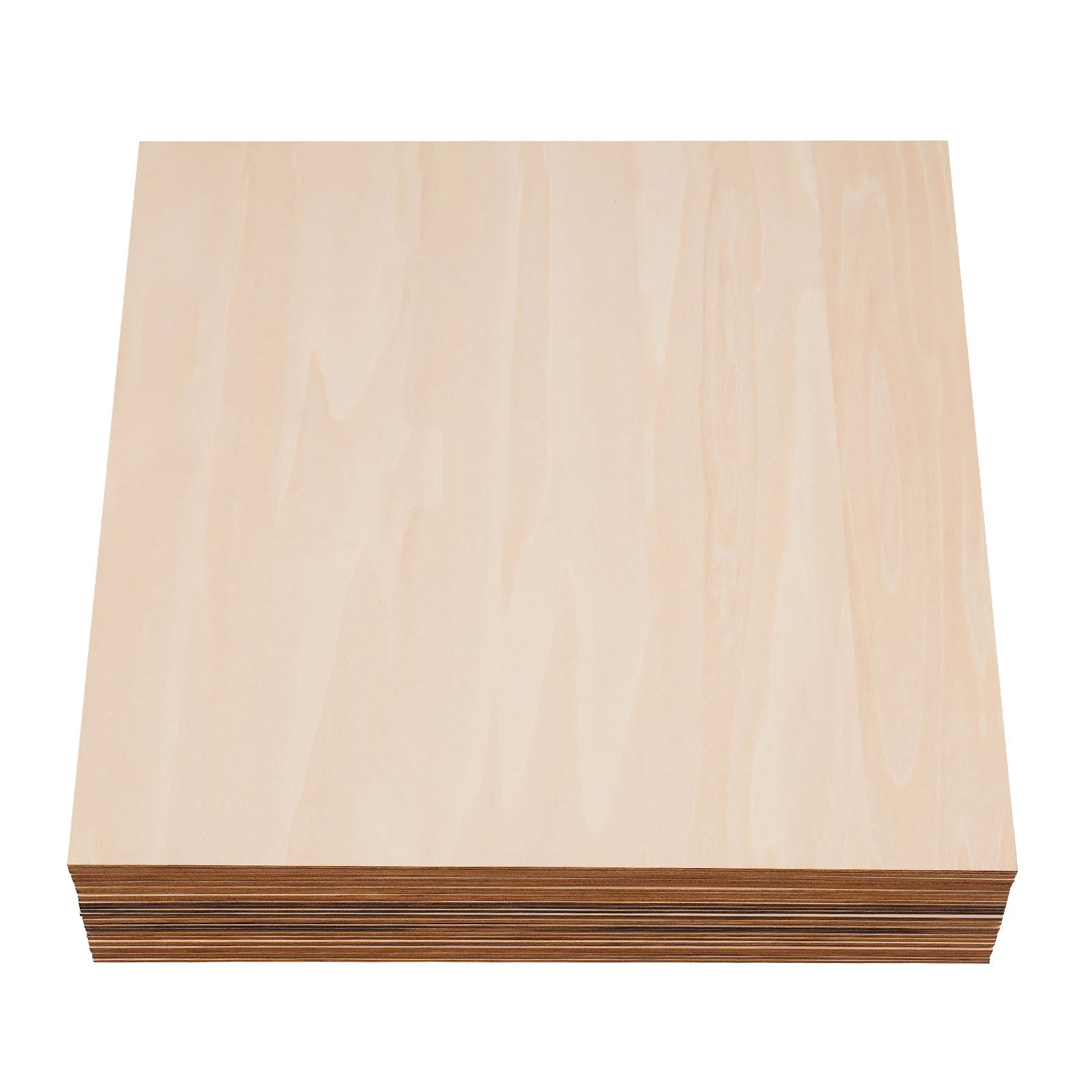 30-pack lindehoutplaten, 40 * 40 cm, 3 mm lindehout multiplexplaten met gladde oppervlakken, onafgewerkte houten planken voor doe-het-zelf - afbeelding 2