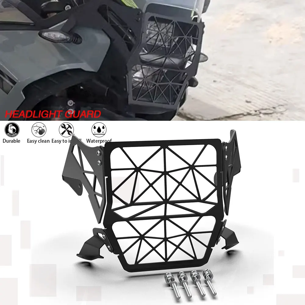 

2024 Motorcycle Headlight Grilles Guard Protector For CFMOTO 450MT CF MOTO 450 MT MT450 Headlamp Front Light Cover Protection