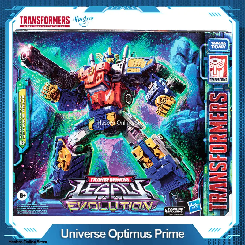 Hasbro Transformers Legacy Evolution Armada Universe Optimus Prime Toy 7.5-inch Action Figure for Boys Girls Birthday Gift F6160