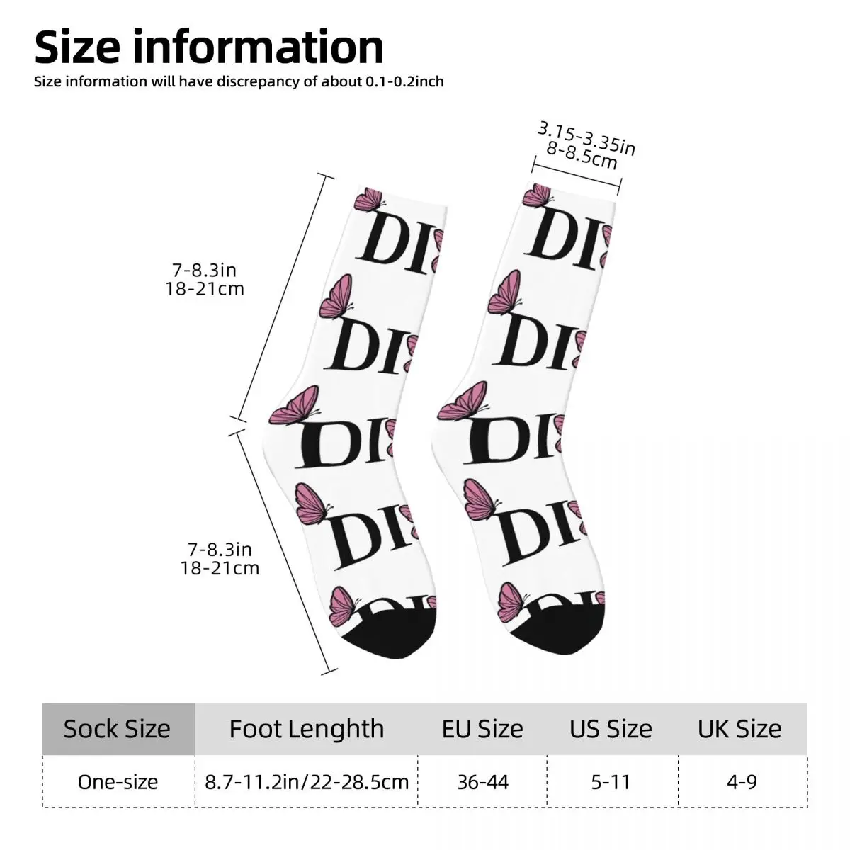 Luxury Brand Socks Winter Fashion Logo Stockings Retro Unisex Men Soft Breathable Socks Design Skateboard Non Slip Socks