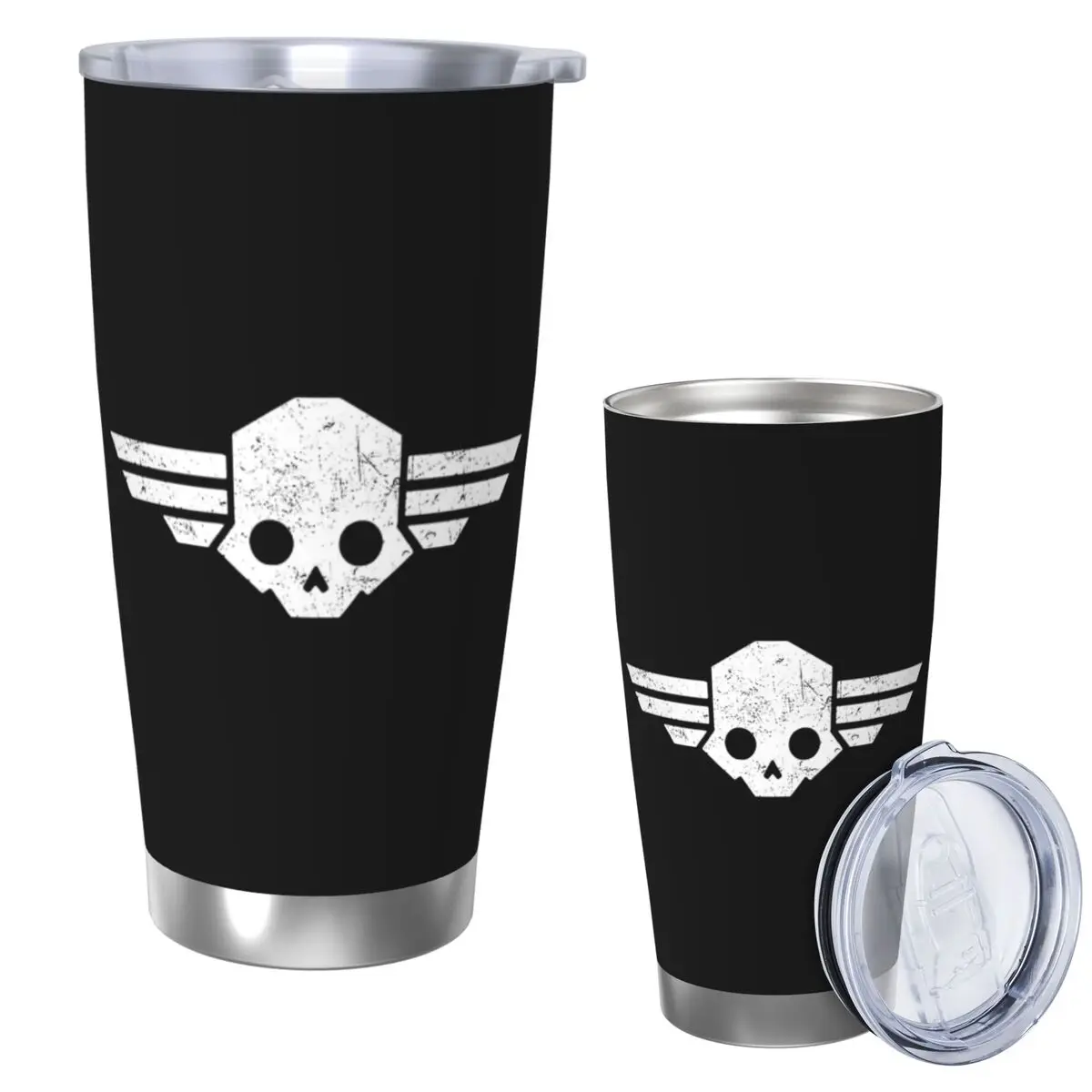 

Классическая футболка Helldivers 2 01, стакан из нержавеющей стали, кружка с вакуумной изоляцией, соломинки для холодной бутылки с крышкой, 20 унций