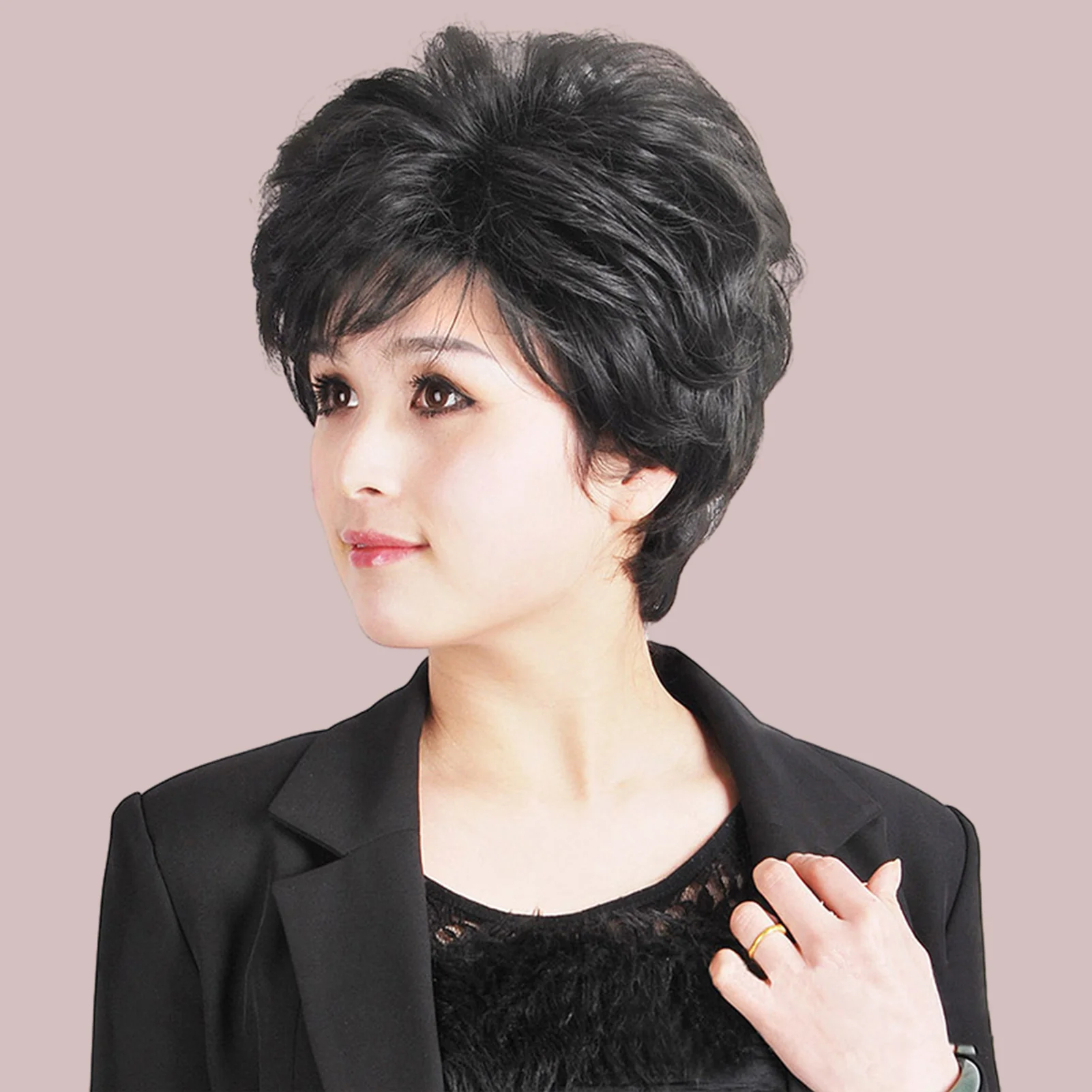 Natural Fake Hair Bangs Wig Realistic Bangs Breathable Wig Women Styling Hair Piece