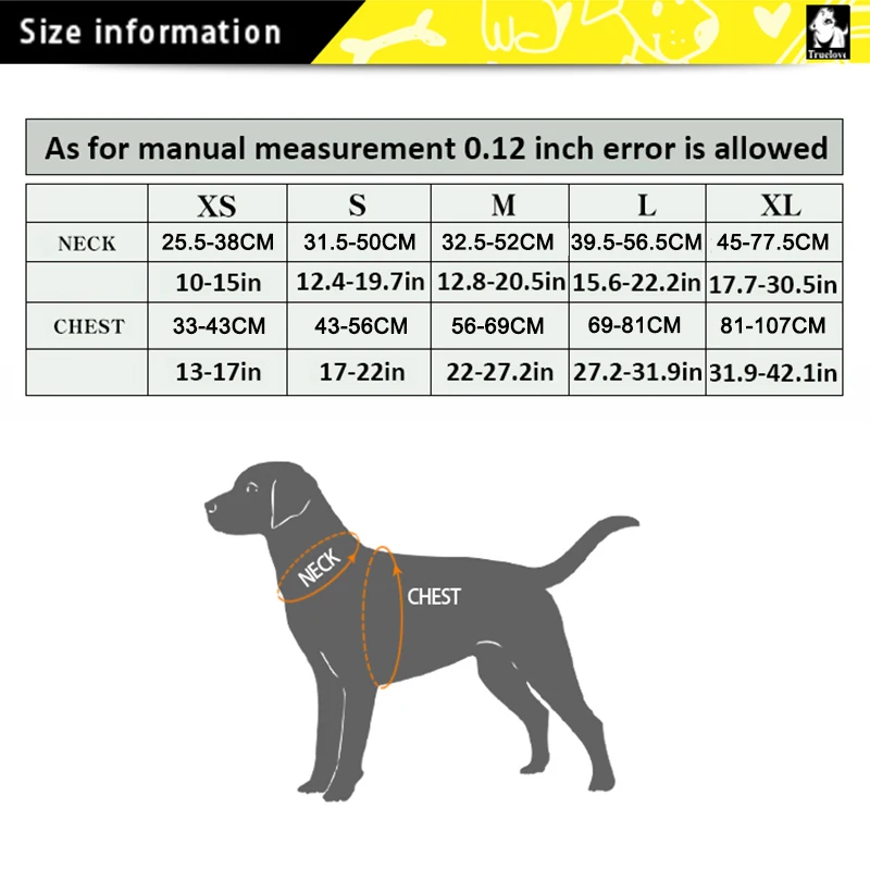 Arnês de nylon ajustável Truelove para animal de estimação, trela reflexiva com coleira e luz led, neoprene acolchoado, para caminhadas e corrida, tlh6171, venda quente