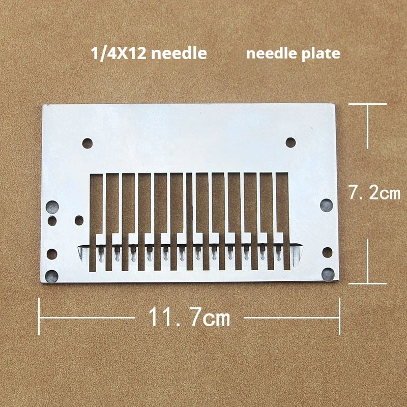 Sewing Machine Parts Auto‑trim Needle Plate 12‑Needle 8‑Needle For Kansai 4404 Fujima 8800 Multi‑Needle Sewing Machine