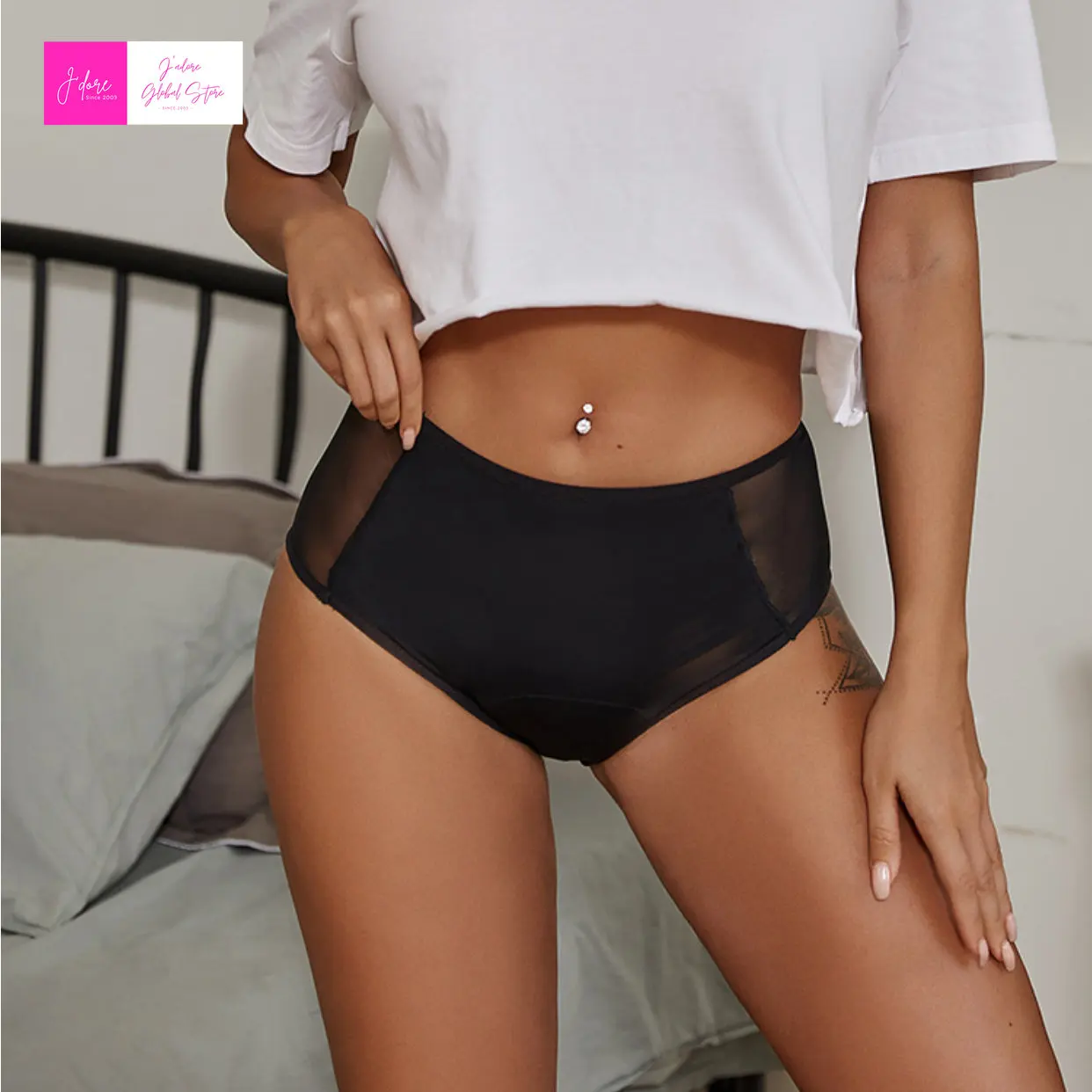 

7pcs New Hot Sexy Four Layers Menstrual Panties Leakproof Briefs Underwear Women Physiological Period Panties Female Panties