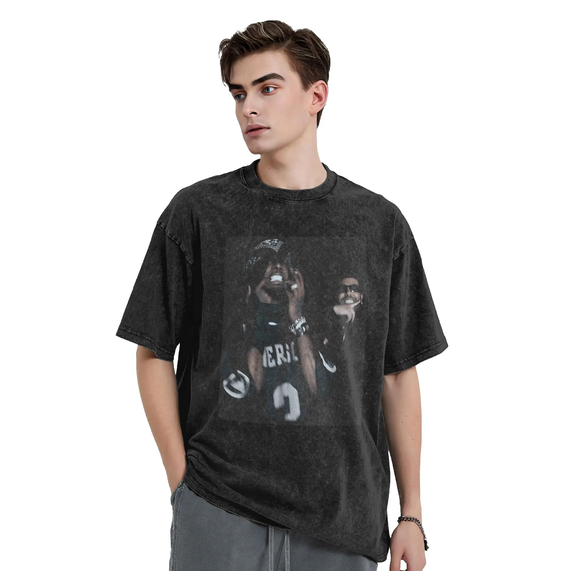Rapper Playboi Carti T-Shirt  Simple T-Shirts Short Sleeve Y2K Classic Tops Summer Casual O Neck Oversized Tees