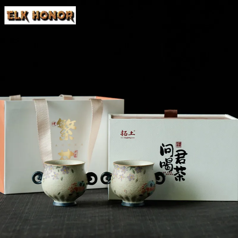 Hand-painted Dreamy Flowers Fish Tea Set Complete Set Ancient Tea Ceremony Set Teapot And Tea Cup Set Chinese Tea Set Collection