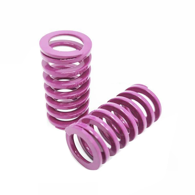 Creamily 1PCS Light Purple Ultra Light Load Coil Spring Precision Compression Spring OD=6mm-30mm ID=3mm-20mm Length=15mm-100mm