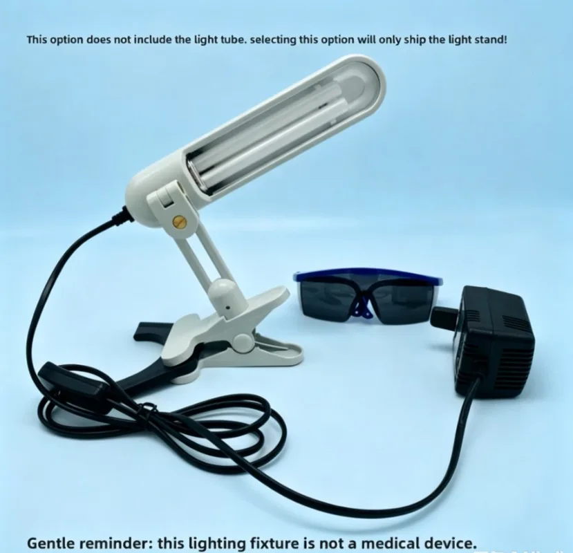 311nm UVB Lamp 9W Clip-On UV Light Source for Biological Aging Test Scientific Research Fluorescent