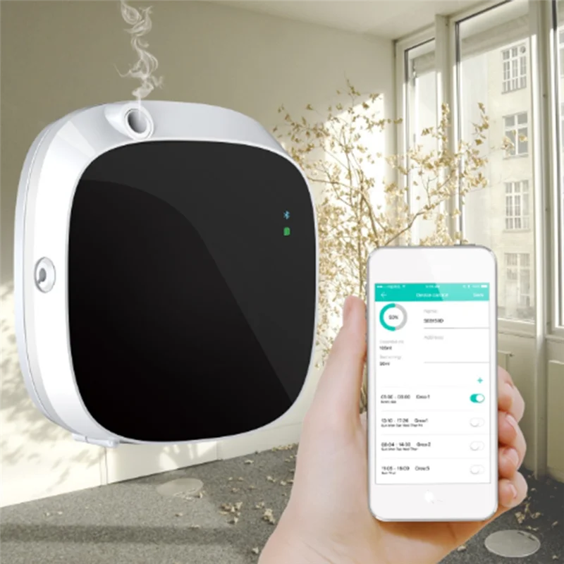 

AAAF Bluetooth Fragrance Diffuser App Control 100ML Waterless Essential Oil With Cold Air Diffusion Technology