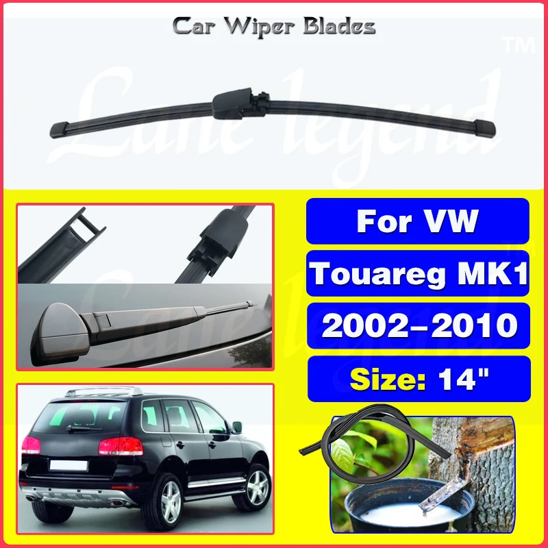 

14" Rear Wiper Blade For VW Touareg MK1 2002 - 2010 Windshield Windscreen Clean Tailgate Window Car Rain Brush Car Accessories