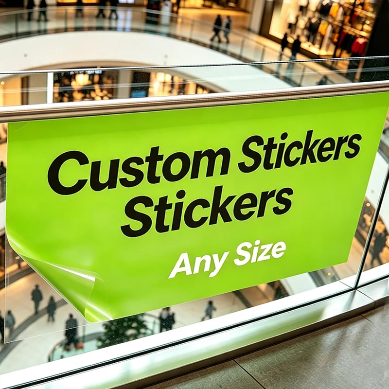 Any Size 100cm Custom Stickers For Hotel School Office Building Street-front Shops Staircase step stickers Business Activities