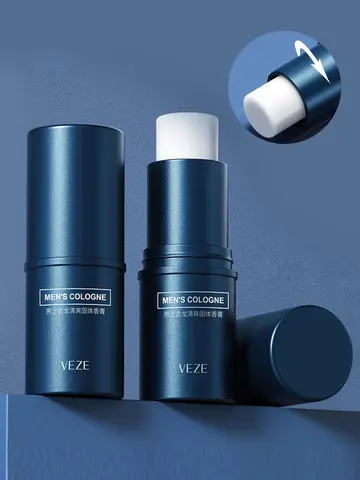 Fanzhen Men's Solid Cologne - Light and Fresh Scent, All-Over Use, Portable Stick for On-the-Go Convenience