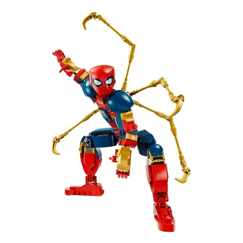 LEGO Super Heroes 76298 Steel Spider Man Assembly Doll giocattolo per bambini regalo per ragazzi e ragazze