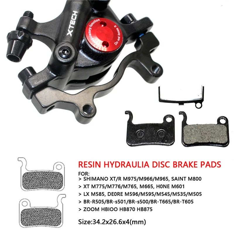 ZOOM XTECH HB100 MTB Hydraulic Disc Calipers Front and Rear Rotor G3 160/180MM MT200 M315 160mm Rotor Hydraulic Brakes for Bikes