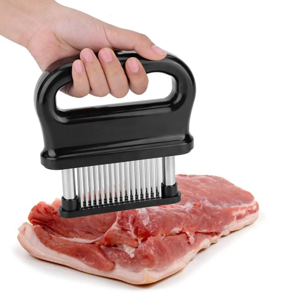 48 tooth meat flosser, broken tendon knife, pork chops, steak, barbecue needle, tender meat machine, broken tendon knife