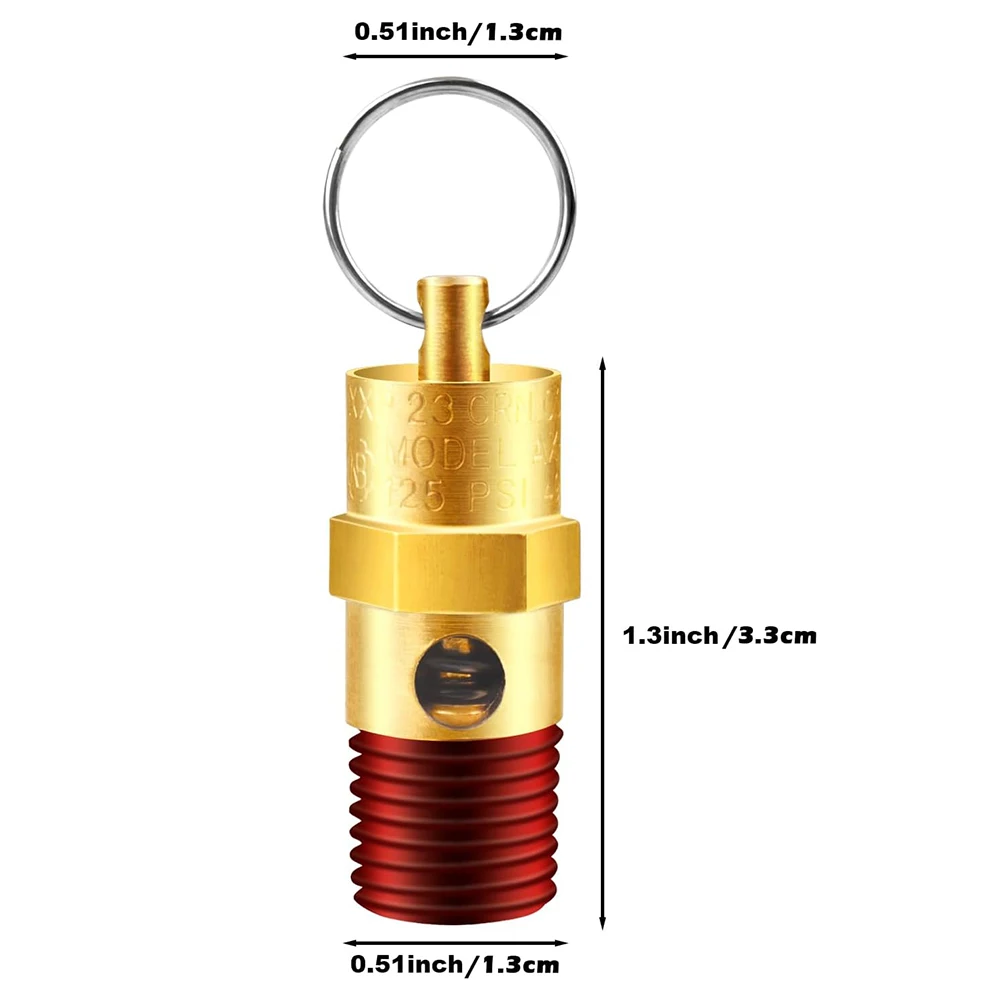 Comprehensive Protection Trustworthy 14 Male NPT Safety Valves Designed to Safeguard Against Overpressure Risks in Compressors