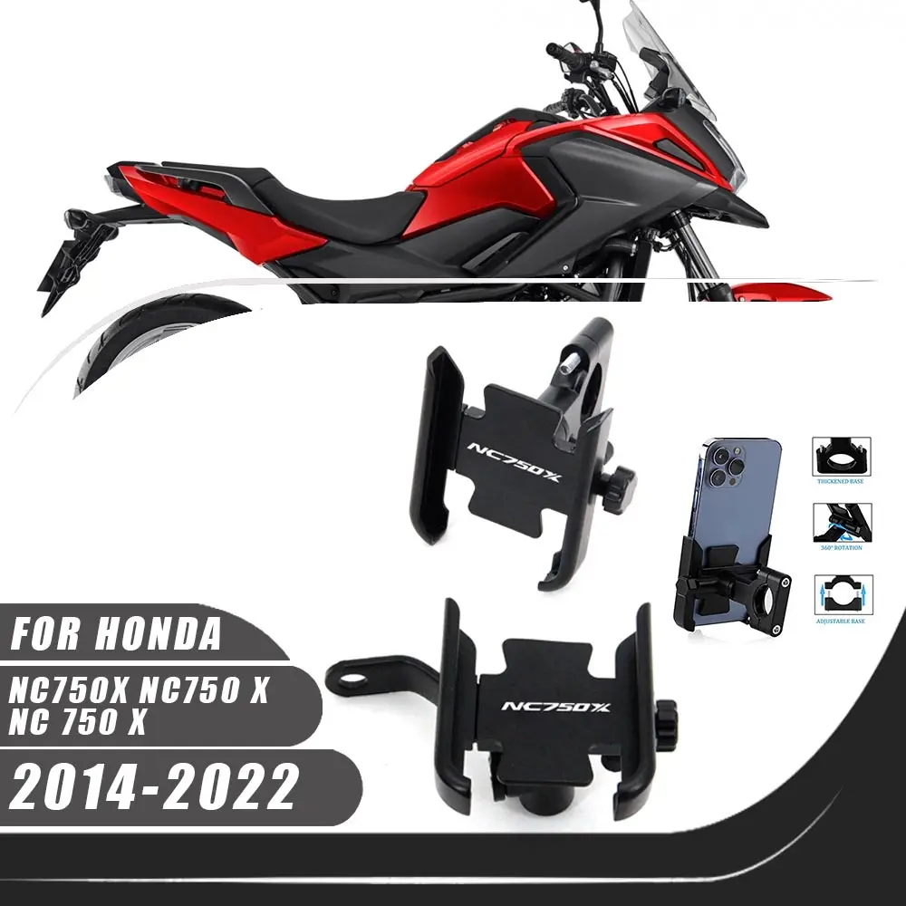 

Аксессуары для мотоциклов Honda NC750X NC750 X 2014-2022 NC 750X2021 2020, держатель для руля, кронштейн для подставки GPS