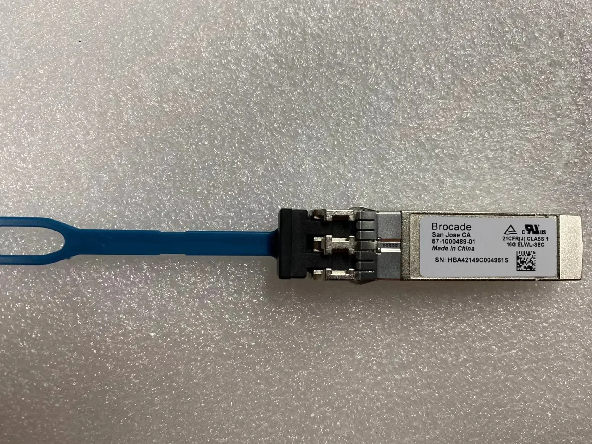 Brocade 16G 25KM Transceiver 57-1000489-01/16GB SFP Fiber Switch Single Mode/Brocade SFP Module Fiber optical 25km 16g