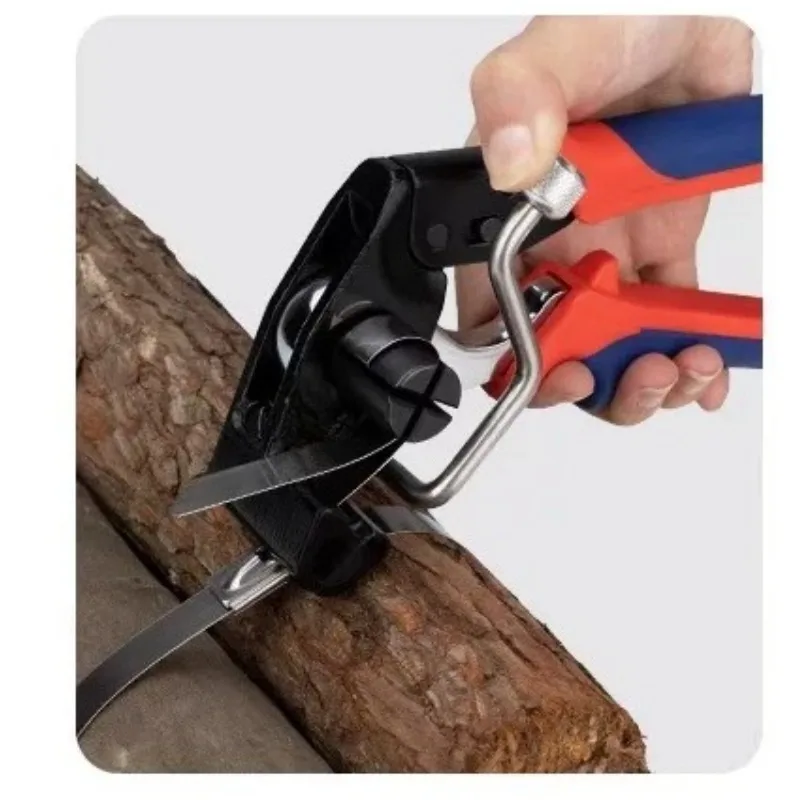 Stainless Steel Cable Tie Tensioner Cutter Tool for Heavy Duty Bundling