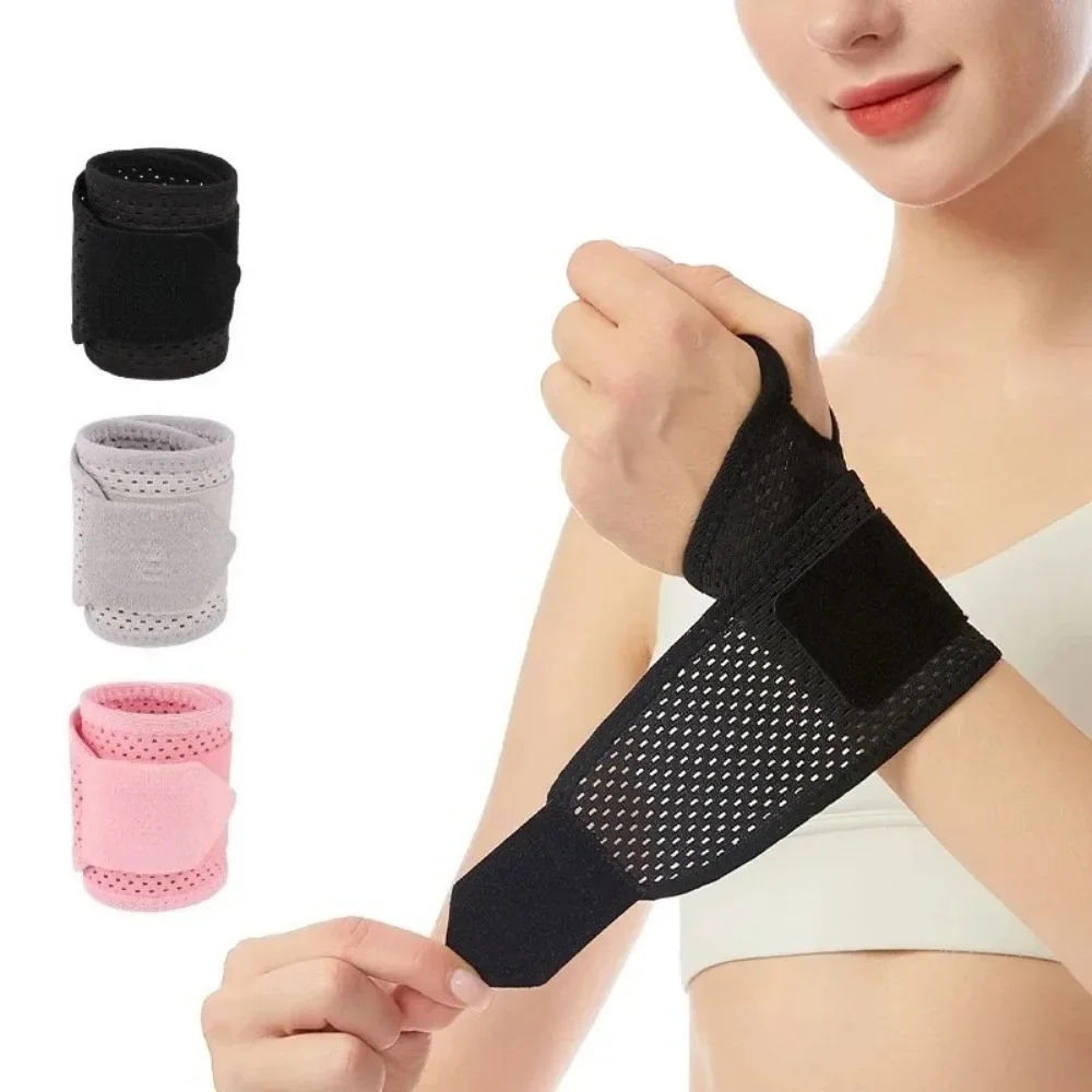 Breathable Mesh Wrap‑Around Wrist Support, Compression Sleeve for Joint Pain, Sprain and Chronic Overuse Protection