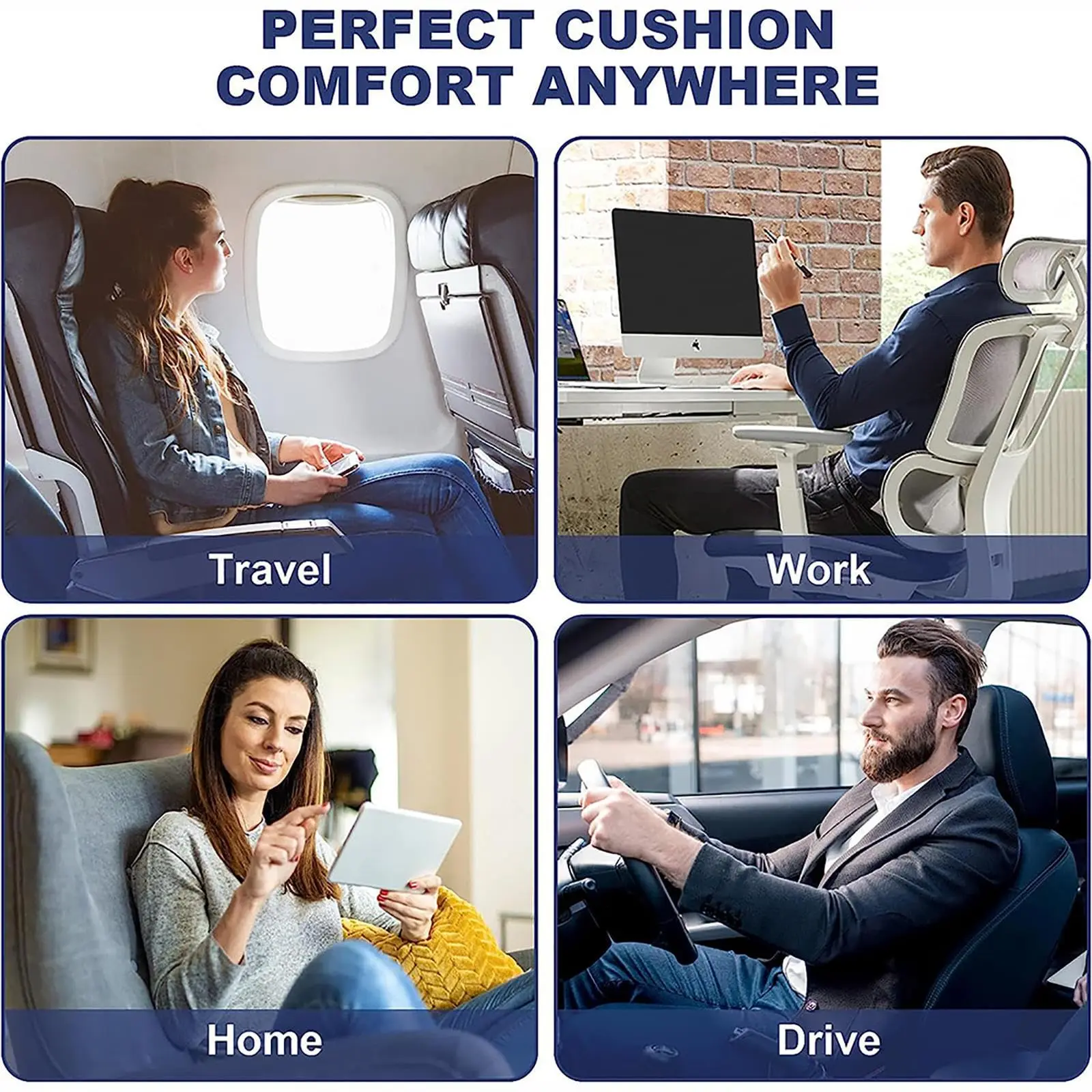 Подушка-пончик для боли на копчике, на копчике, из пены с эффектом памяти премиум-класса, моющееся сиденье-бустер для взрослых для автомобиля, офиса, автомобиля, инвалидной коляски