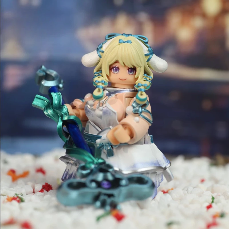 5cm New Anime Figure Yao Periphery PVC Model Building Block Builders Statue Desktop Decorative Ornaments Birthday Gifts Toys