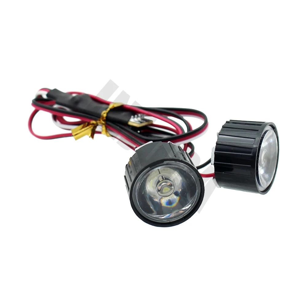 1W/3W DIY High Power Headlight LED Lights with Controller Board for 1:10 RC Rock Crawler Axial SCX10 1:8 RC Car HSP HPI