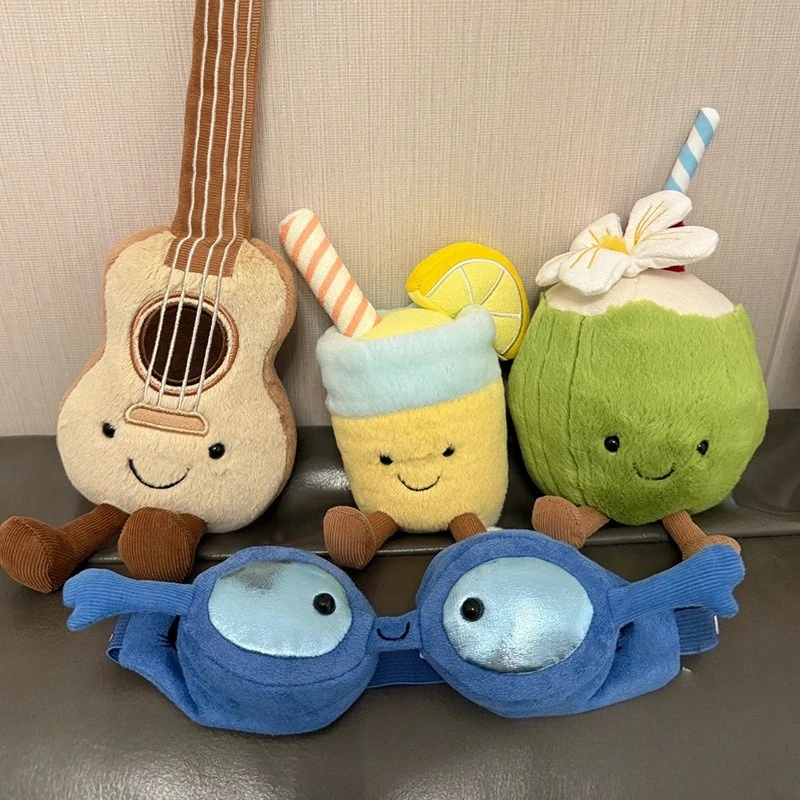 

with tags25 new fun sports goggles cute plush doll soothing toy for girls holiday gift kawaii plush stuffed toy