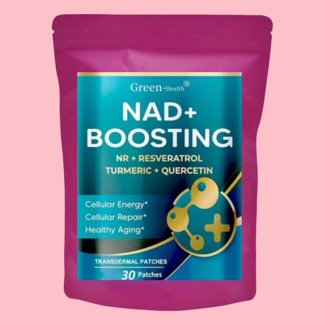 

Nad + Boosting Transdermal Patches With Nr + Resveratrol Turmeric + Quercetin - Cellular Repair, Healthy Aging 30 Patches