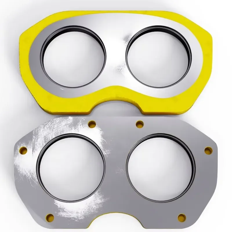 

Wholesale Concrete Pump Parts Spectacle Wear Plate in Construction Machinery