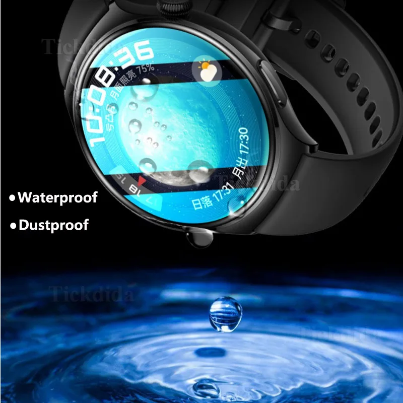 3D Film For Huawei Watch GT 4 3 46mm GT3 Pro 41mm GT2 GT 3 SE 2 4 Pro Full Cover Soft Film Screen Protector Not Tempered glass