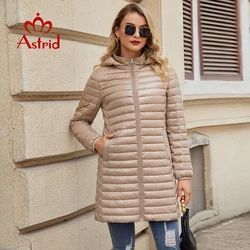 Astrid Autumn Winter Women's Jacket Warm Hooded Padded Puffer Coat Ultra Light Down Jacket Women Quilted Parka Slim Outerwear