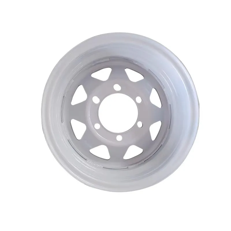 Ego Trailer 15'*6J White Spoke Trailer Rim 6-139.7 Car Bolt Pattern Trailer Parts, Accessories