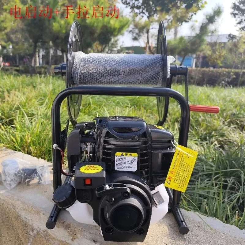 One-click start of the dispensing machine, electric start of the reel machine, high-pressure and high-power engine