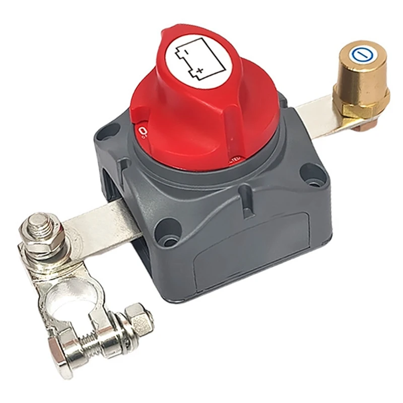 

A26F-General Motors RV Yacht High Current Power Off Switch Brass Battery Pole 12V-48V Power Switch