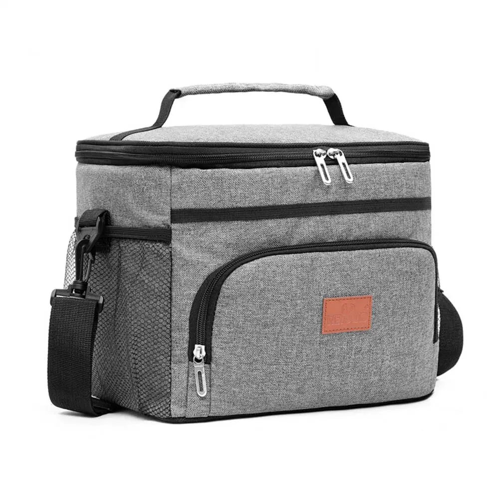 15L Picnic Bag Insulated Lunch Box Soft Cooler Cooling Tote for Adult Men Women Lunch Bag Office Outdoor Camping Picnic Beach