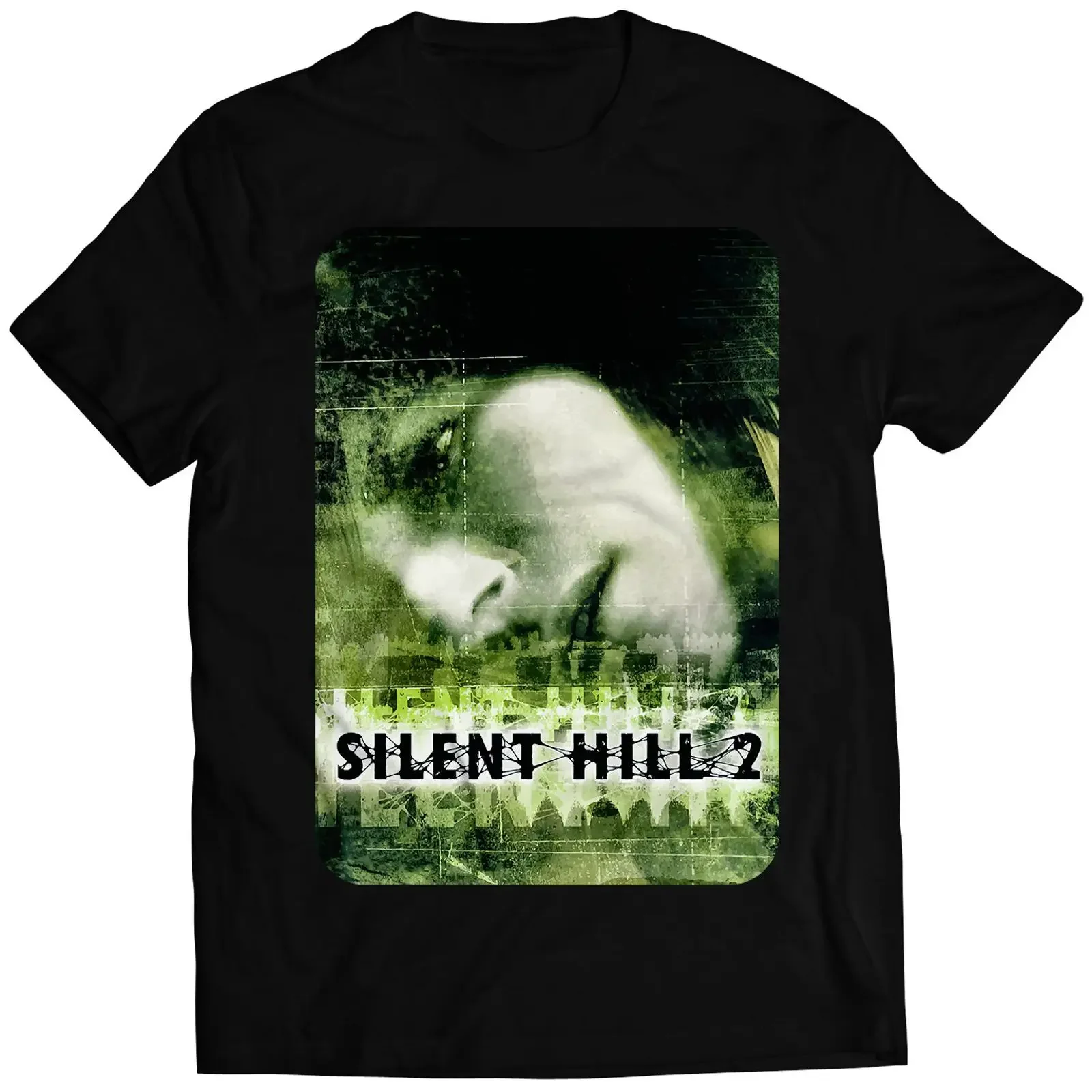 Silence Hill 2 PS2 Cover Premium T shirt Vectorized Design vintage Washed Unisex Casual Soft Stretched Breathable Stylish