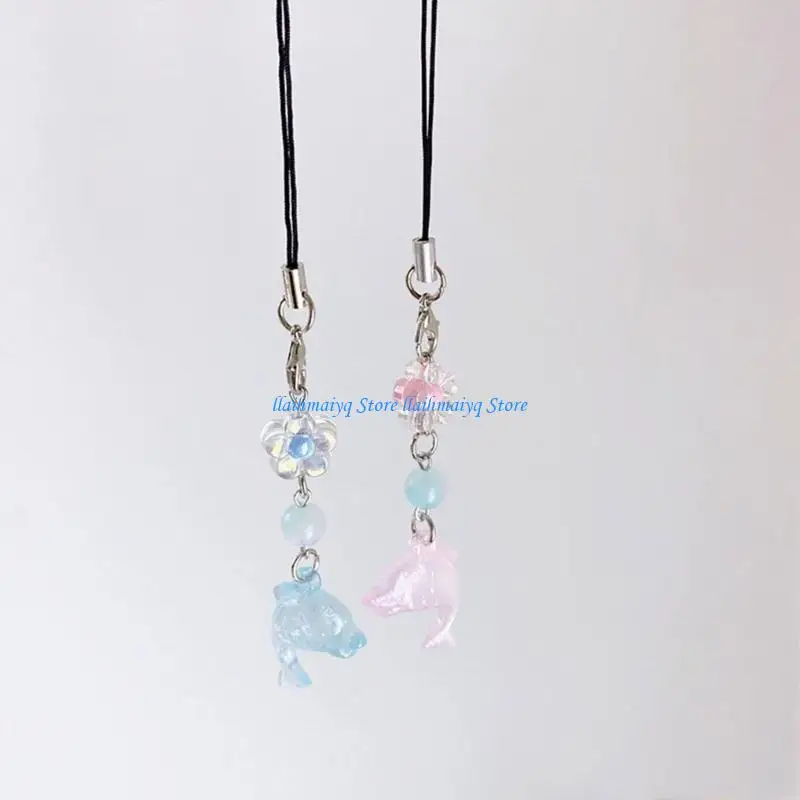573B Sparkling Keychain Pendant Unique Phone Pendant Charm Schoolbag Accessory