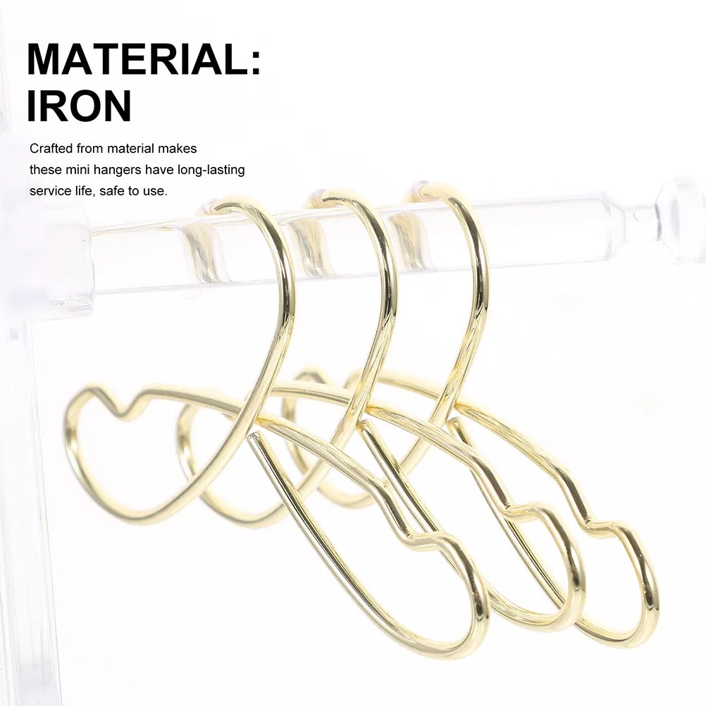 

5Pcs Mini Clothes Hangers for Small High-Quality Smooth Edges Sturdy Display Rack for Closet Organization Birthday Gift