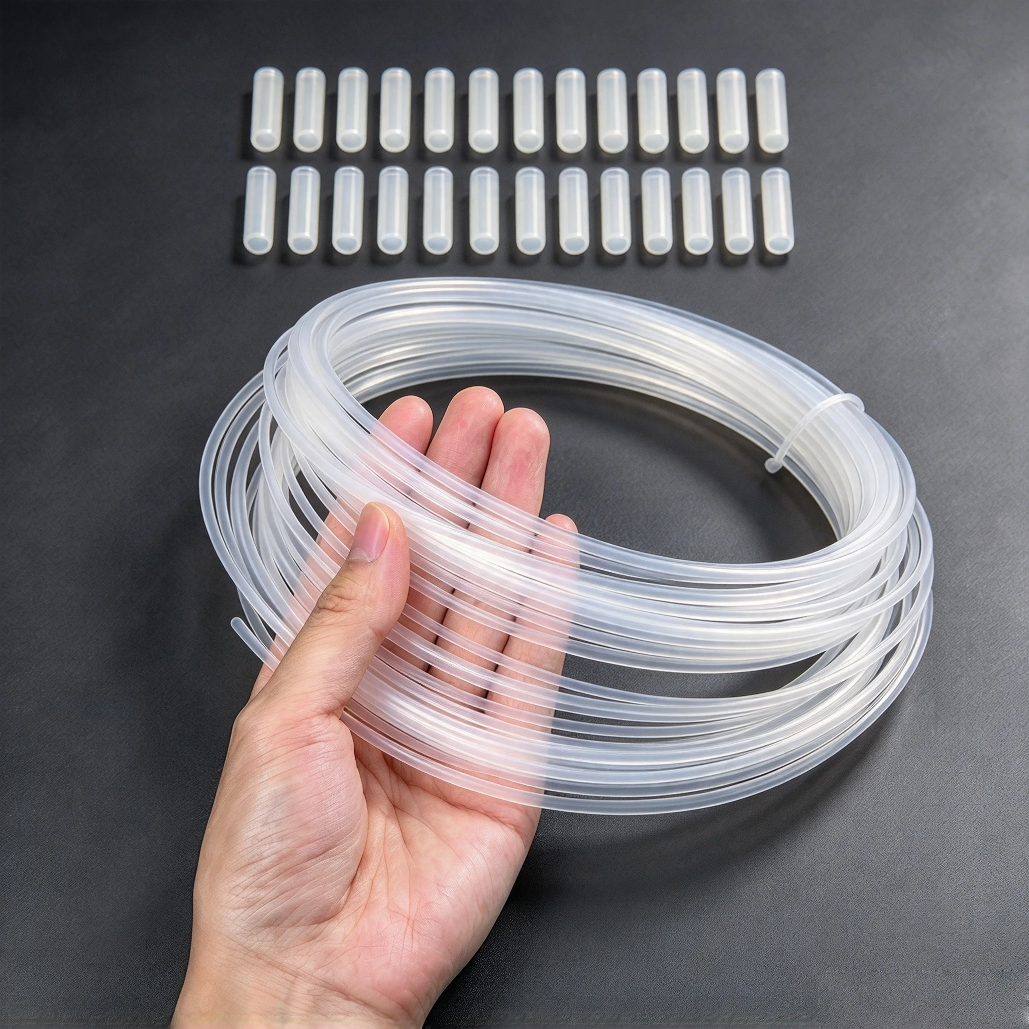 PP Boning Roll For Sewing, Modeling Stick, Plastic Piping  Lines Crinoline Boning For Handmade Bridal Dress DIY Boning End Caps