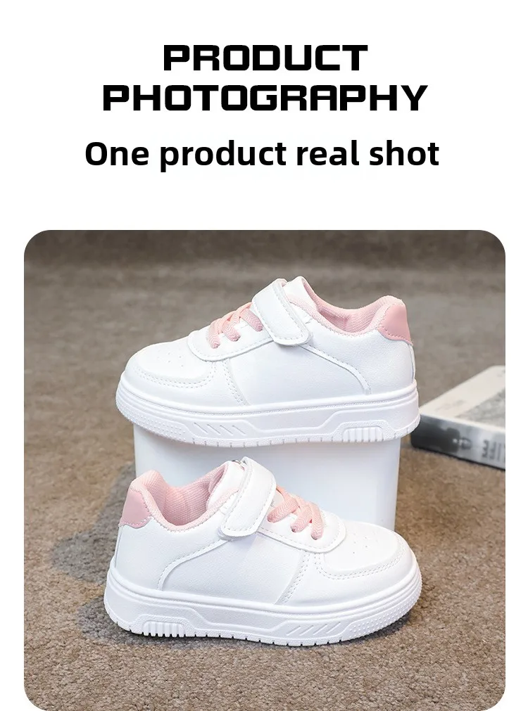 2026 Herbst Kinder Barfußschuhe mit breiter Zehenbox für Jungen und Mädchen – Minimalistische Sneaker aus leichtem Kunstleder mit Klettverschluss – Detail 13