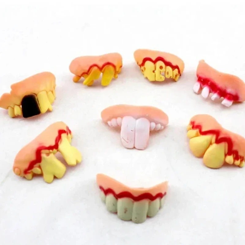 Novelty  Deluxe Buck Tooth Fake Costume False Teeth Funny Goofy For Children Adults  Party Cosplay Accessories Halloween