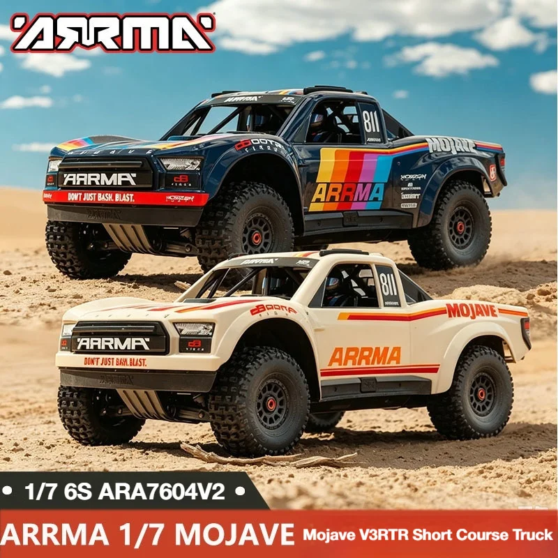Arrma Mojave V3 1/7 6s 4wd Rtr Remote Control Electric Desert Short Course Off Road Truck 2.4g Three-Way Remote Controller