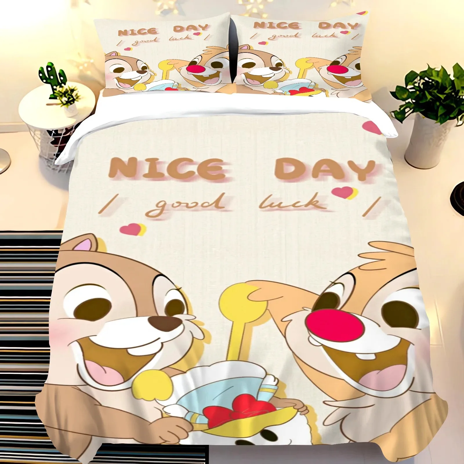 Disney Kiki, Titi duvet covers, pillowcases, home décor bedding sets, cartoons, soft fabrics, gifts for adults and children