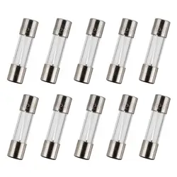 100pcs 5x20mm Quick Blow Glass Tube Fuse Assorted Kit Amp 0.2A 0.5A 1A 2A 3A 5A 8A 10A 15A 20A 250V with Storage Box