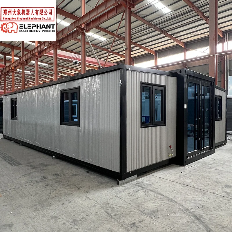 20ft 40ft Double Wing Expandable Container  House 40ft Mobile Home Tiny Houses Ready to Living